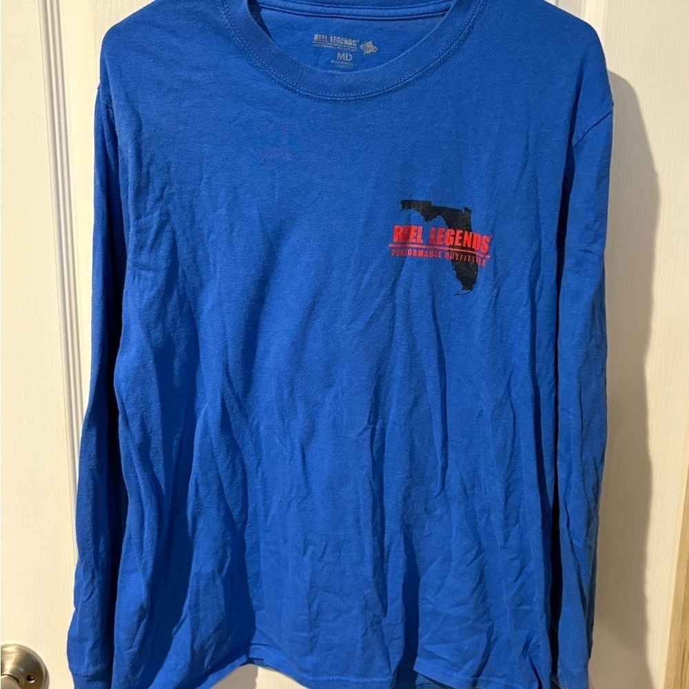Reel Legends Vibrant Blue Long Sleeve Tee